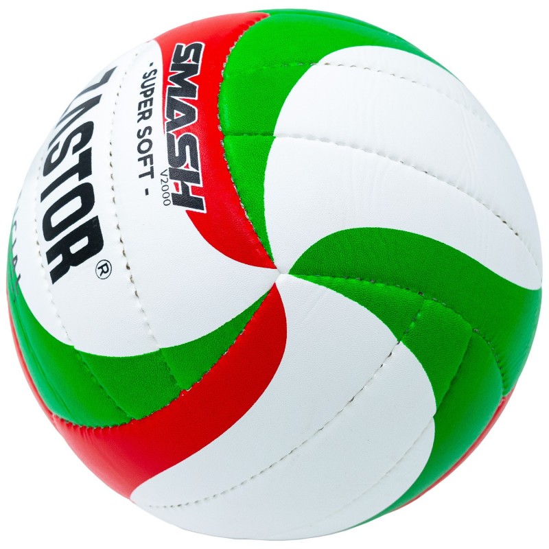 Balón Voleibol Zastor Smash Green/Red T-5
