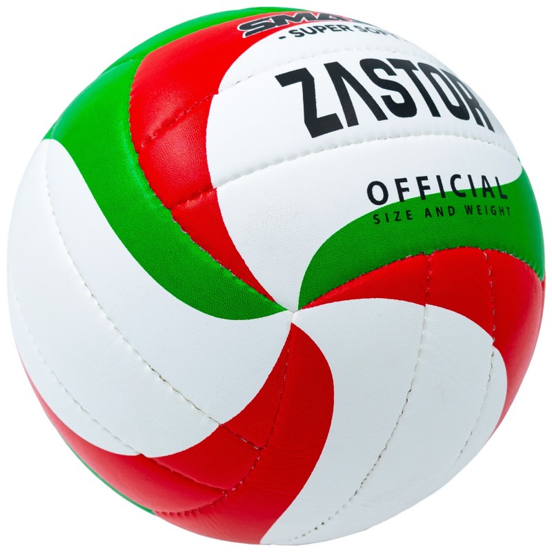Balón Voleibol Zastor Smash Green/Red T-5