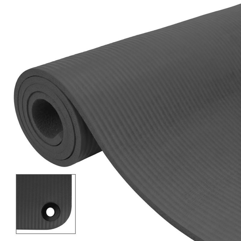 Esterilla Fitness Maximpro NBR Rina 10mm Gris