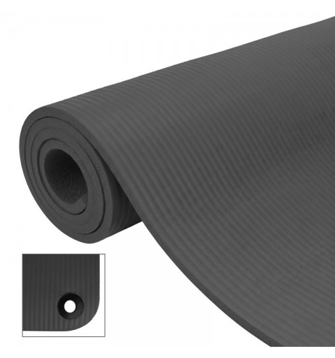 Esterilla Fitness Maximpro NBR Rina 10mm Gris