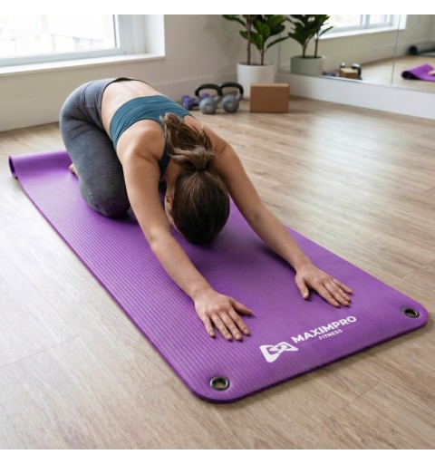 Esterilla Fitness Maximpro NBR Rina 10mm Lila