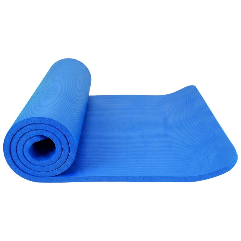 Esterilla Fitness Maximpro NBR Tree 15mm Azul
