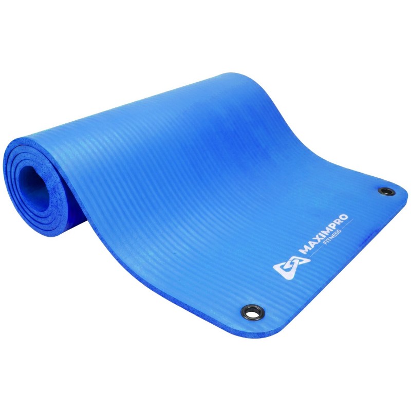 Esterilla Fitness Maximpro NBR Rina 15mm Azul