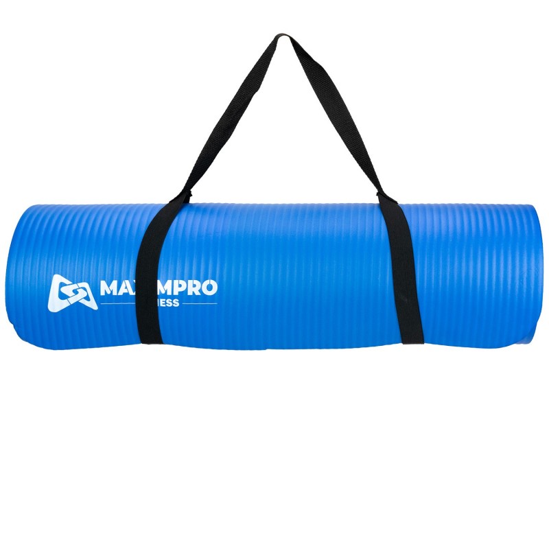 Esterilla Fitness Maximpro NBR Rina 15mm Azul
