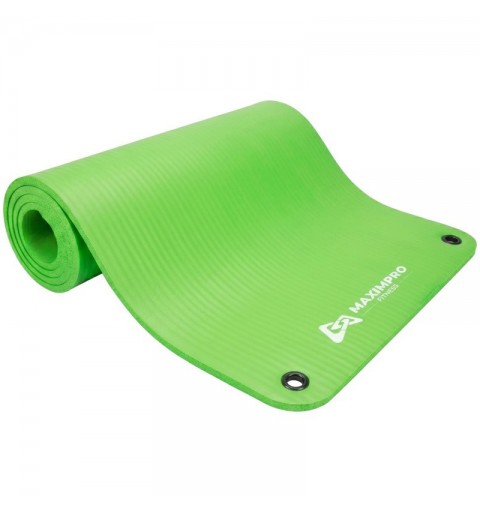 Esterilla Fitness Maximpro NBR Rina 15mm Verde