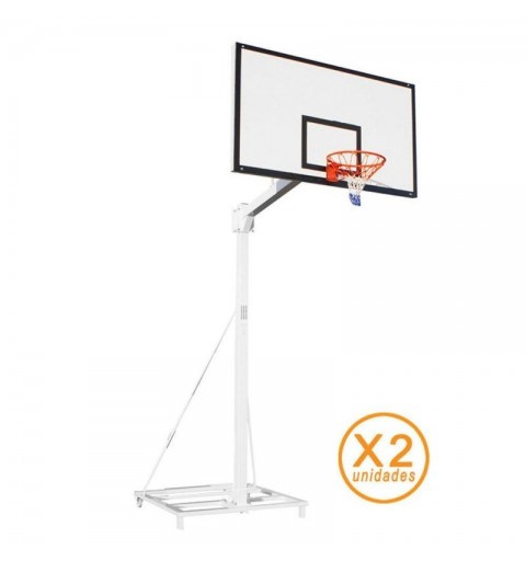 Juego Canastas Baloncesto Trasladables DeLuxe