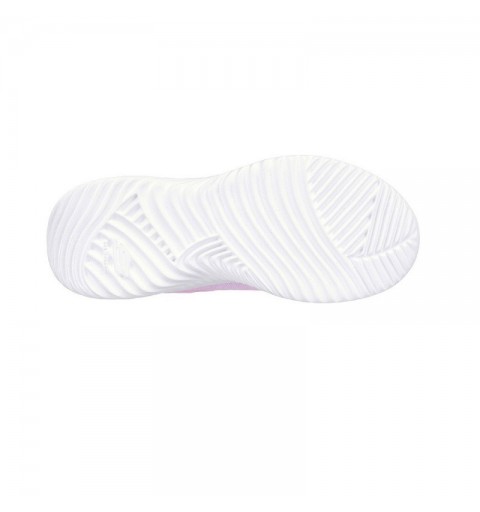  deportivas skechers rosas con ajuste en velcro y cordoneras