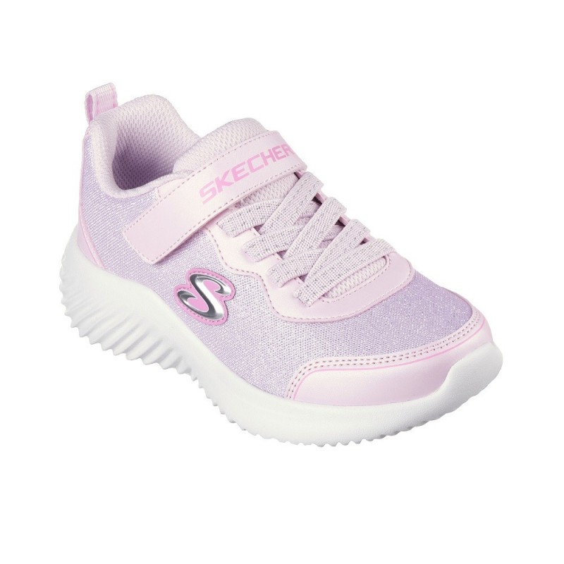  zapatillas skechers rosas con purpurina brillante