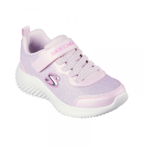  zapatillas skechers rosas con purpurina brillante