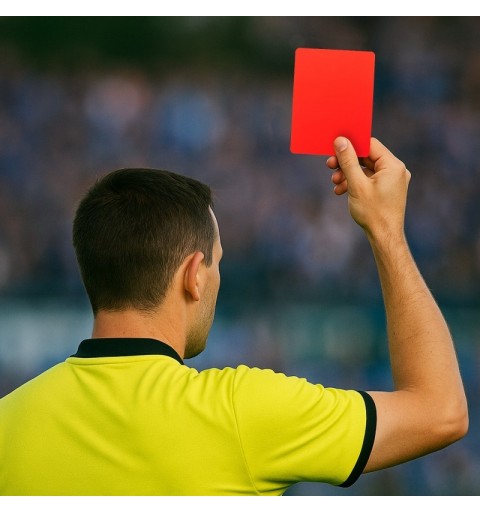 Tarjeta Árbitro Zastor Tay 12x9cm