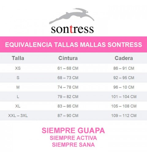 Malla Deportiva Anticelulítica Sontress Gris Vigoré