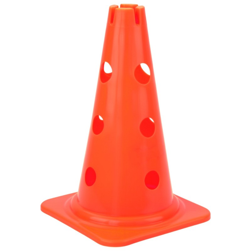 Cono Entrenamiento 30 cm Con Soporte Para Picas Y Aros