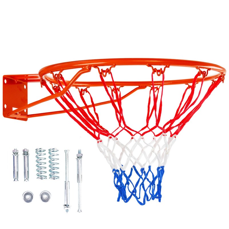 Aro de baloncesto con tornillos de fijación