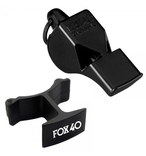 Silbato Fox 40 Classic FoxGrip Negro