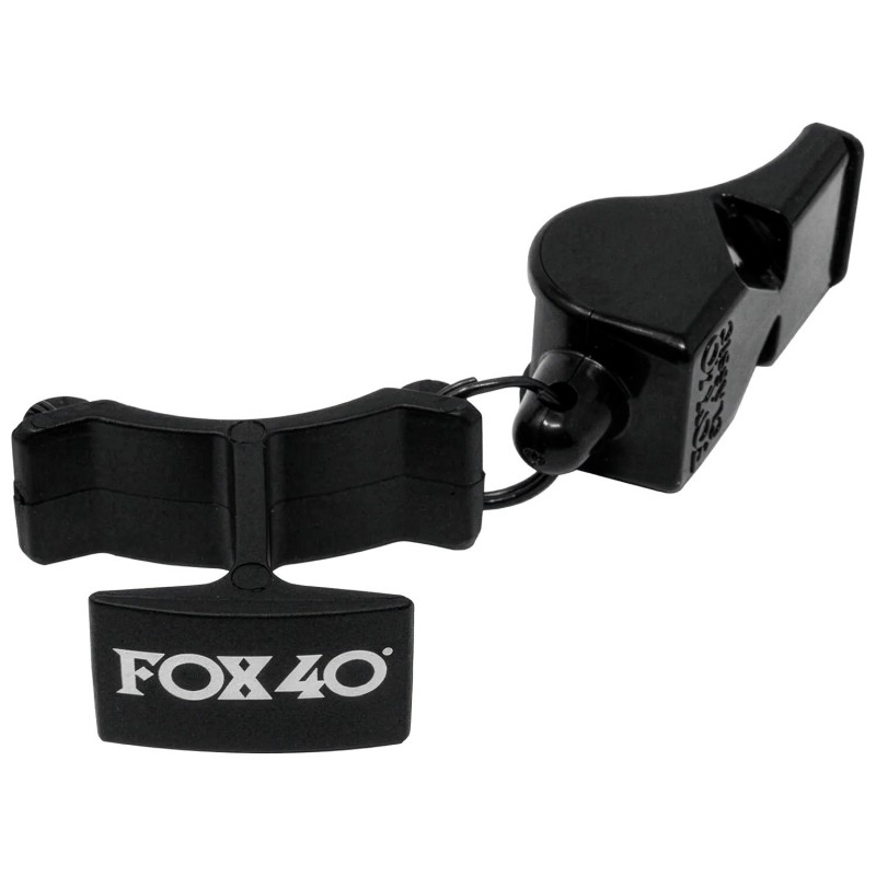 Silbato Fox 40 Classic FoxGrip Negro