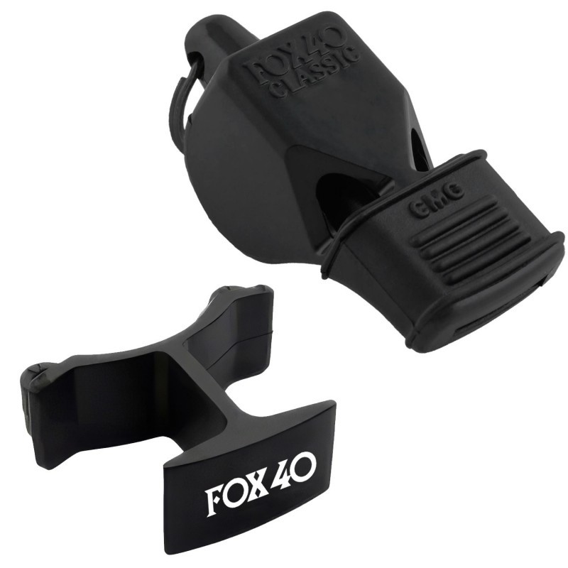 Silbato Fox 40 Classic CMG FoxGrip Negro