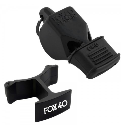 Silbato Fox 40 Classic CMG FoxGrip Negro