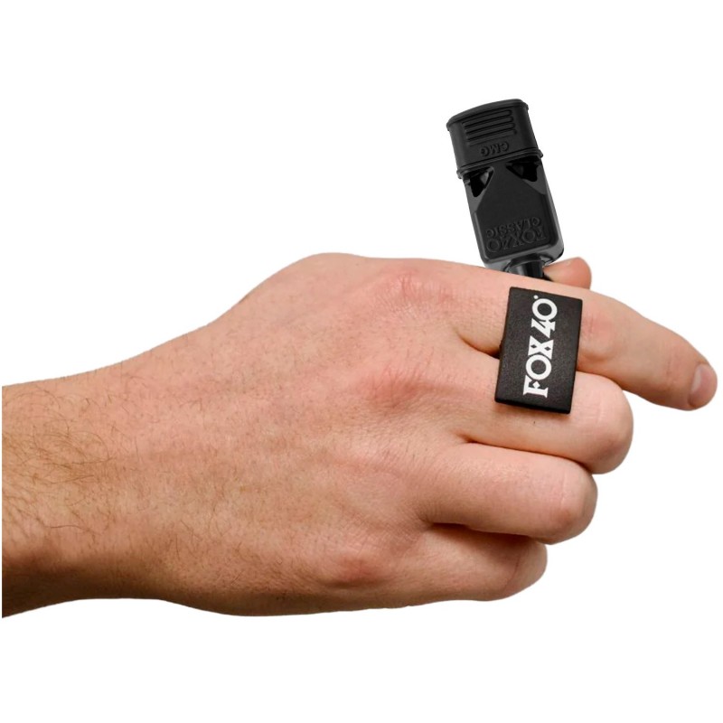 Silbato Fox 40 Classic CMG FoxGrip Negro