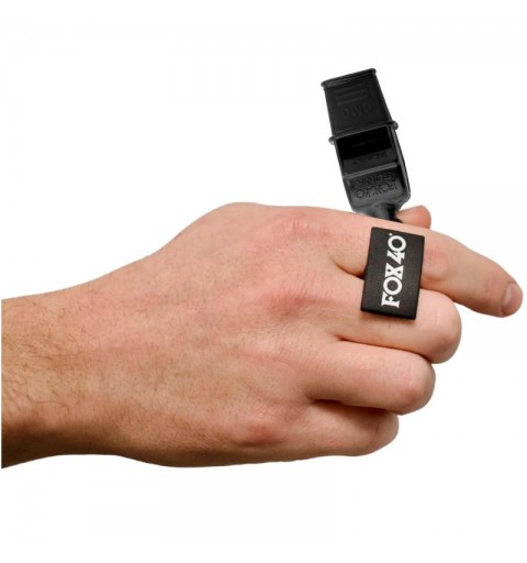 Silbato Fox 40 Sonik Blast CMG FoxGrip Negro