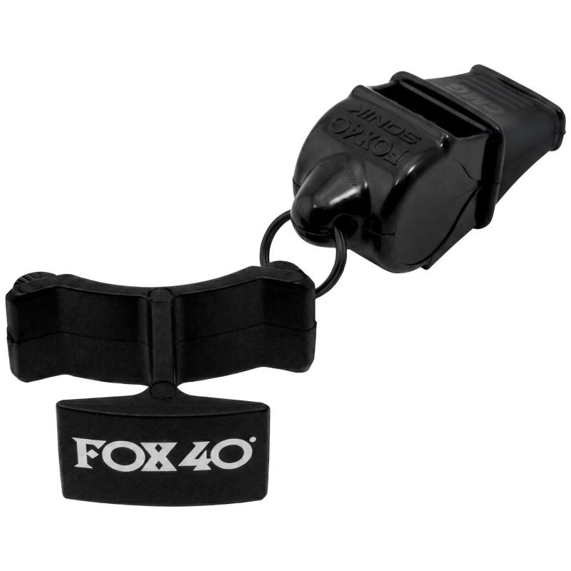 Silbato Fox 40 Sonik Blast CMG FoxGrip Negro