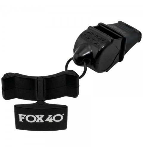 Silbato Fox 40 Sonik Blast CMG FoxGrip Negro