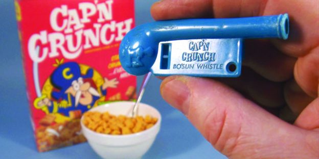 Silbato de los cereales Cap’n Crunch